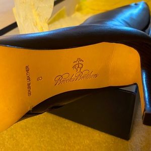 Brooks Brothers black boots